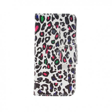 Funda tapa leopardo colores Iphone 5