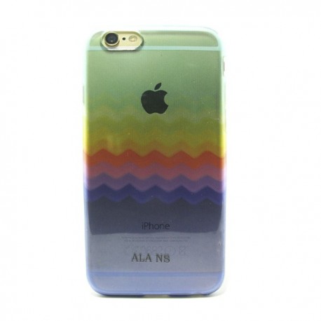 Funda de gel Color Waves iPhone 6