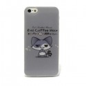 Funda de gel Evil Coffee iPhone 5