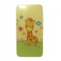 Funda de gel Jirafa iPhone 6 Plus