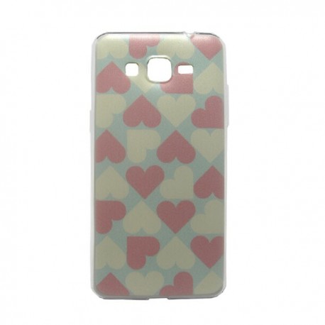 Funda Corazones Galaxy Grand Prime