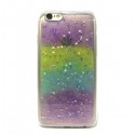 Funda purpurina y estrellas lila para iPhone 6