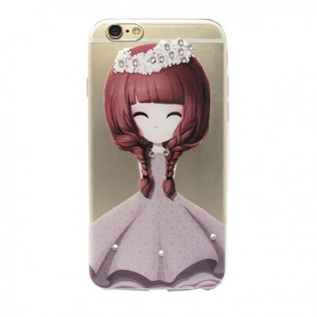 Funda Manga con brillos iPhone 6