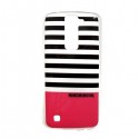 Funda de gel Rayas LG K8