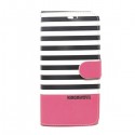 Funda de tapa Rayas LG K8
